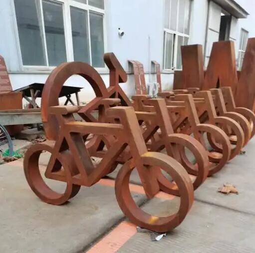 潮南耐候钢板造型