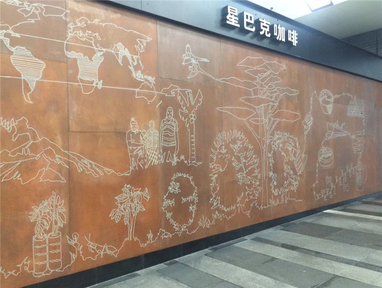 潮南耐候钢幕墙